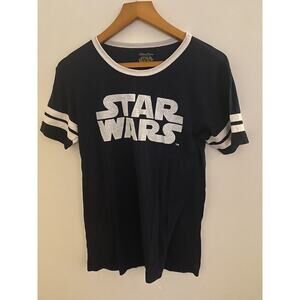 Disney Star Wars Jersey Top Navy Blue Size large Women’s